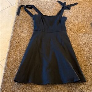 Women’s Gianni Bini black linen sundress sz XS CUTE
